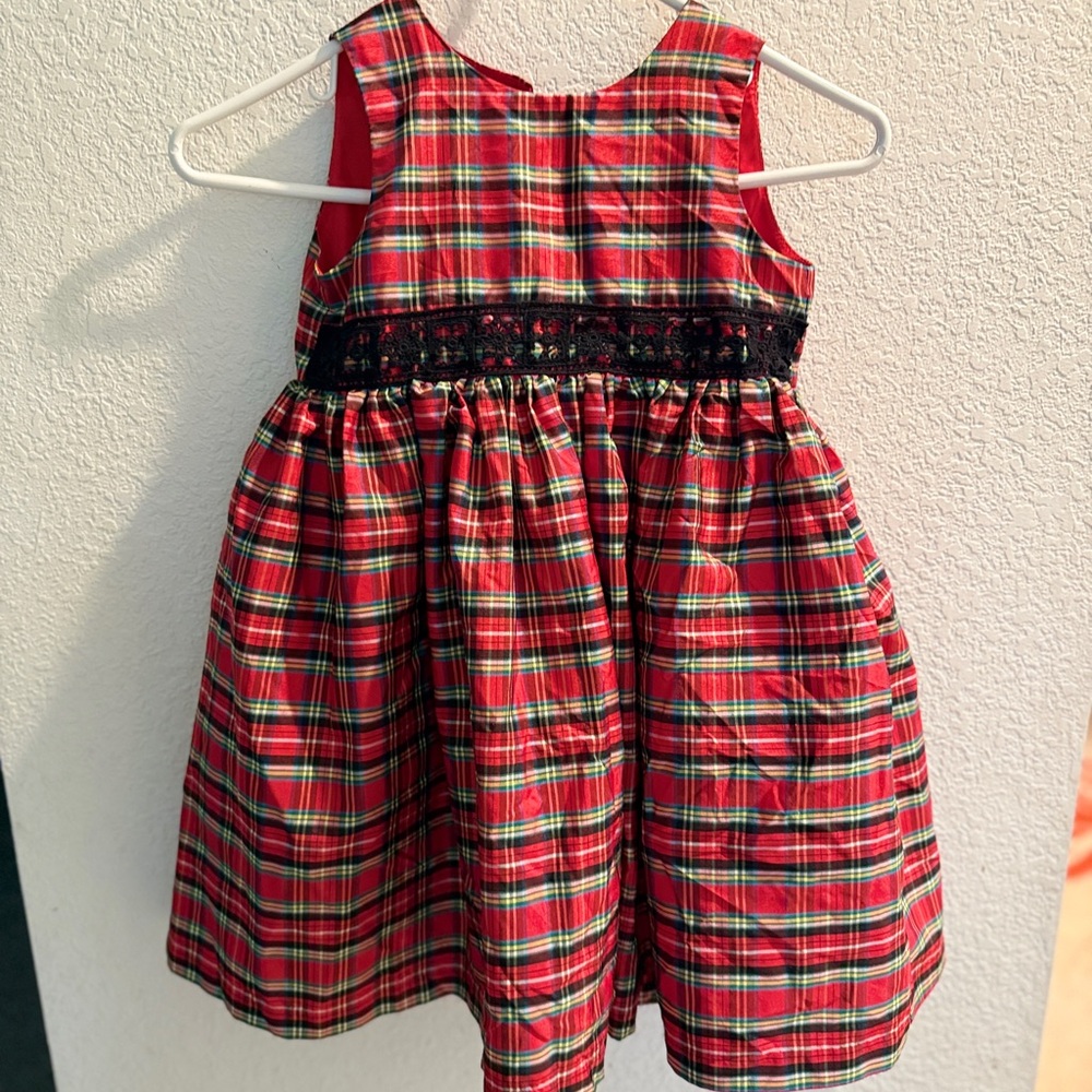 Pippa & Julie Red Plaid‎ Formal Dress